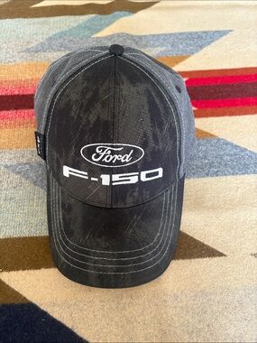Ford F-150 Black and Gray Embroidered Baseball Hat